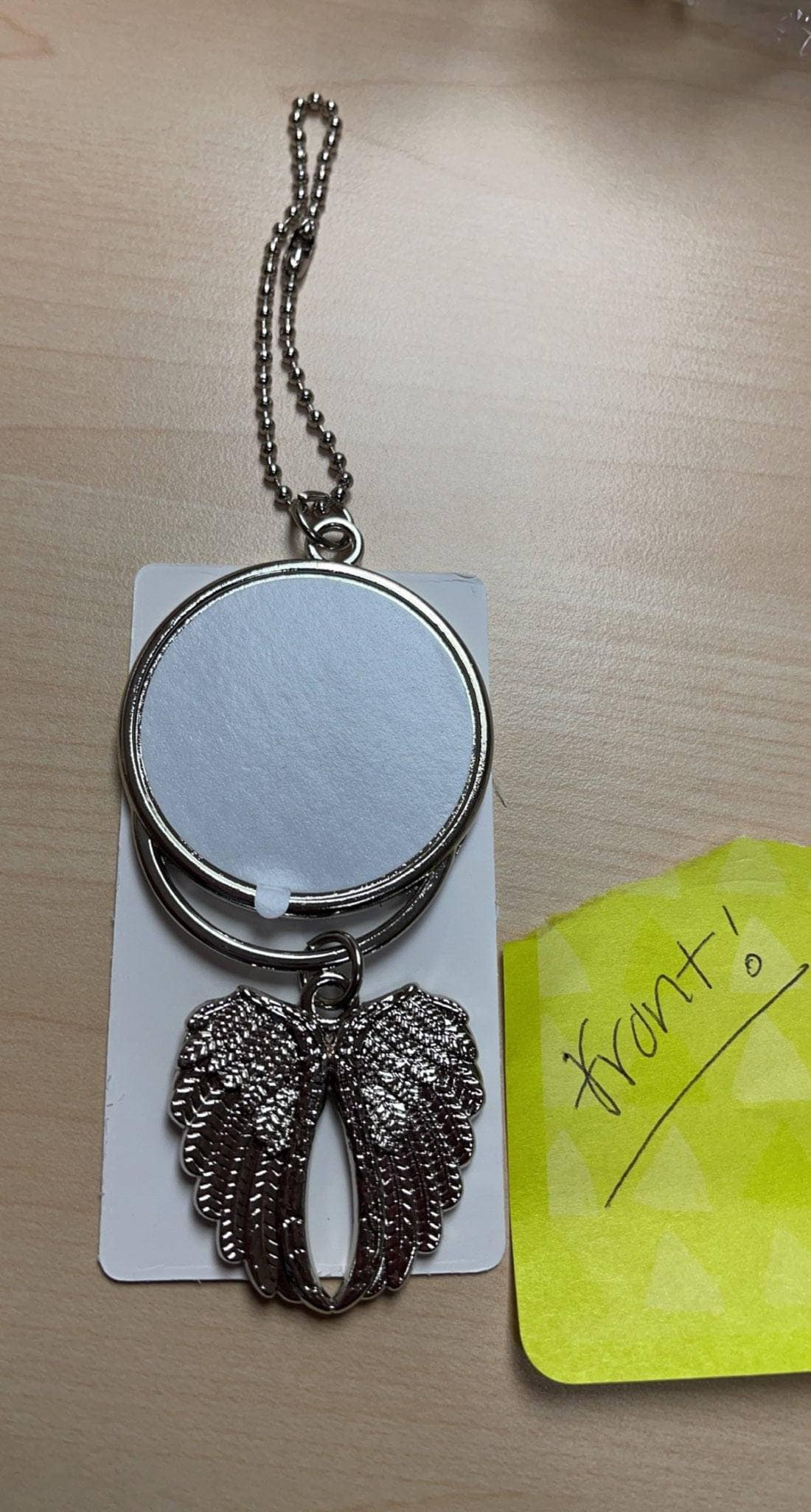 Angel Wings Sublimation Blank Car Charm, Double-Sided Memorial Hanging Ornament 4 - MeasureMason Angel Wings Sublimation Blank Car Charm, Double-Sided Memorial Hanging Ornament 4