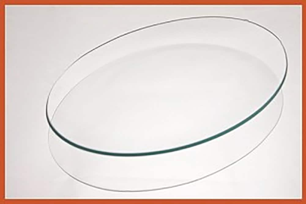 10 x 14 Inch Oval Clear Bent Glass Plate for Decoupage, Crafts, and Custom Decorating, 1/8 Inch Thick 10 x 14 Inch Oval Clear Bent Glass Plate for Decoupage, Crafts, and Custom Decorating, 1/8 Inch Thick