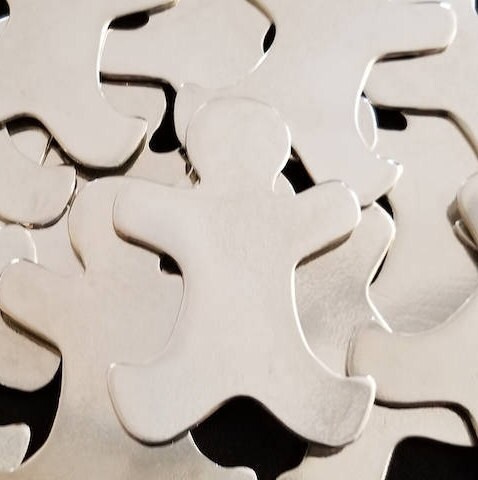 Christmas Ornament Blanks for Stamping & Engraving - Qty 5, Pewter Metal Craft, Multiple Shapes 1 - MeasureMason Christmas Ornament Blanks for Stamping & Engraving - Qty 5, Pewter Metal Craft, Multiple Shapes 1