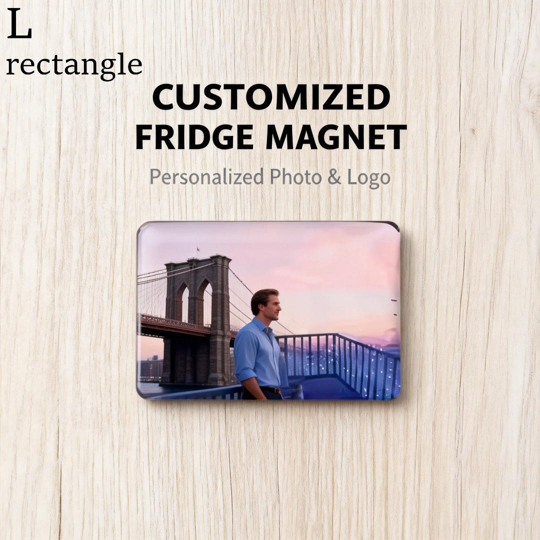 Custom Photo Heart Acrylic Fridge Magnet - Wedding Favor & Logo Decor 1 - MeasureMason Custom Photo Heart Acrylic Fridge Magnet - Wedding Favor & Logo Decor 1