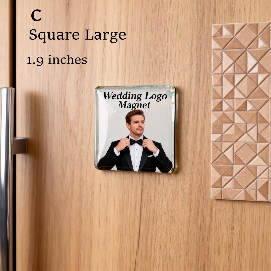 Custom Photo Heart Acrylic Fridge Magnet - Wedding Favor & Logo Decor 2 - MeasureMason Custom Photo Heart Acrylic Fridge Magnet - Wedding Favor & Logo Decor 2