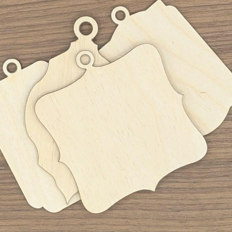 Bulk Wooden Ornament Blanks - Marquee Style Christmas Shapes for DIY Crafts & Paint Parties Bulk Wooden Ornament Blanks - Marquee Style Christmas Shapes for DIY Crafts & Paint Parties