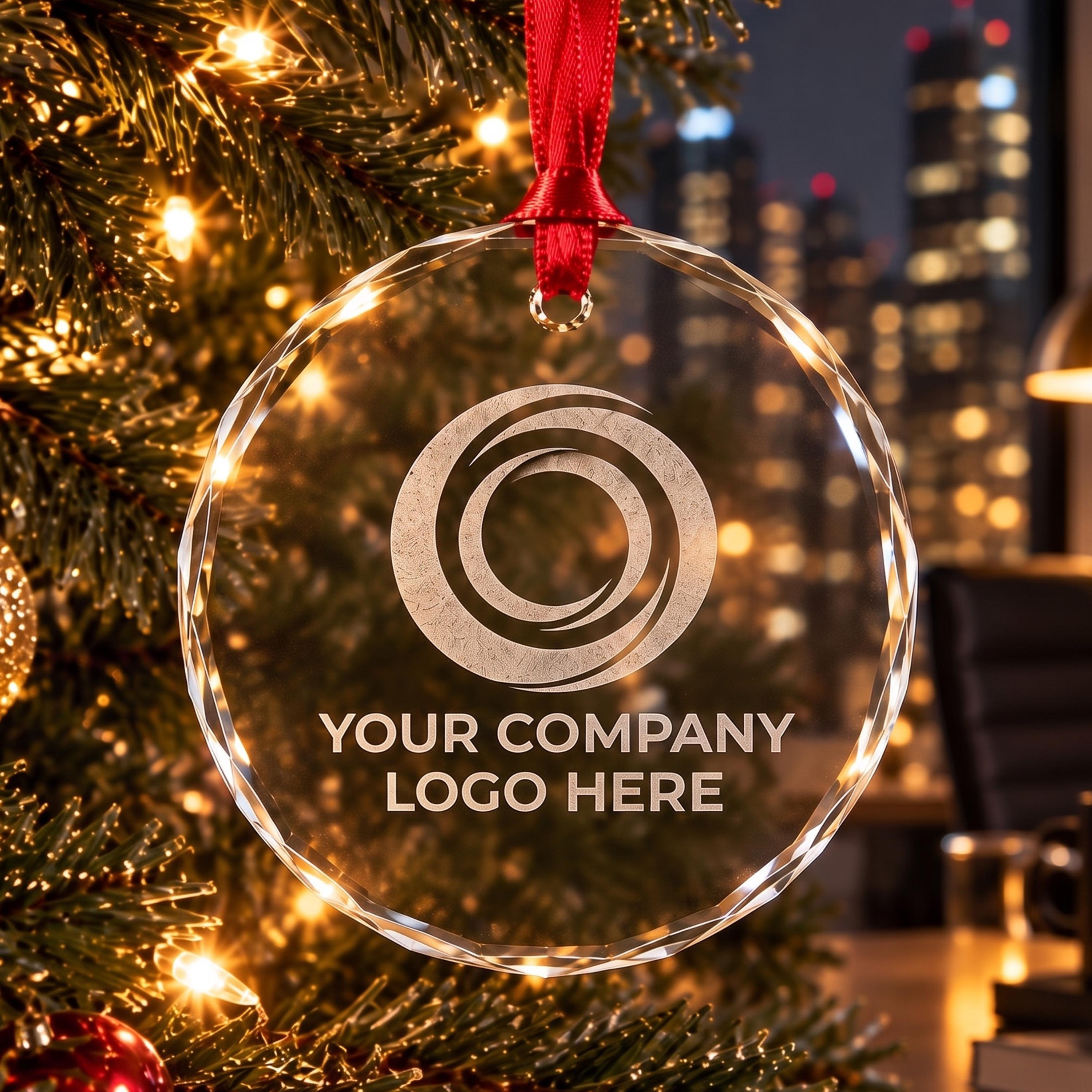Custom Business Logo Ornament - 3.25