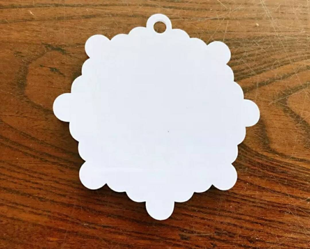 Blank Sublimation Christmas Ornaments, Double-Sided Aluminum Craft Blanks 3 - MeasureMason Blank Sublimation Christmas Ornaments, Double-Sided Aluminum Craft Blanks 3