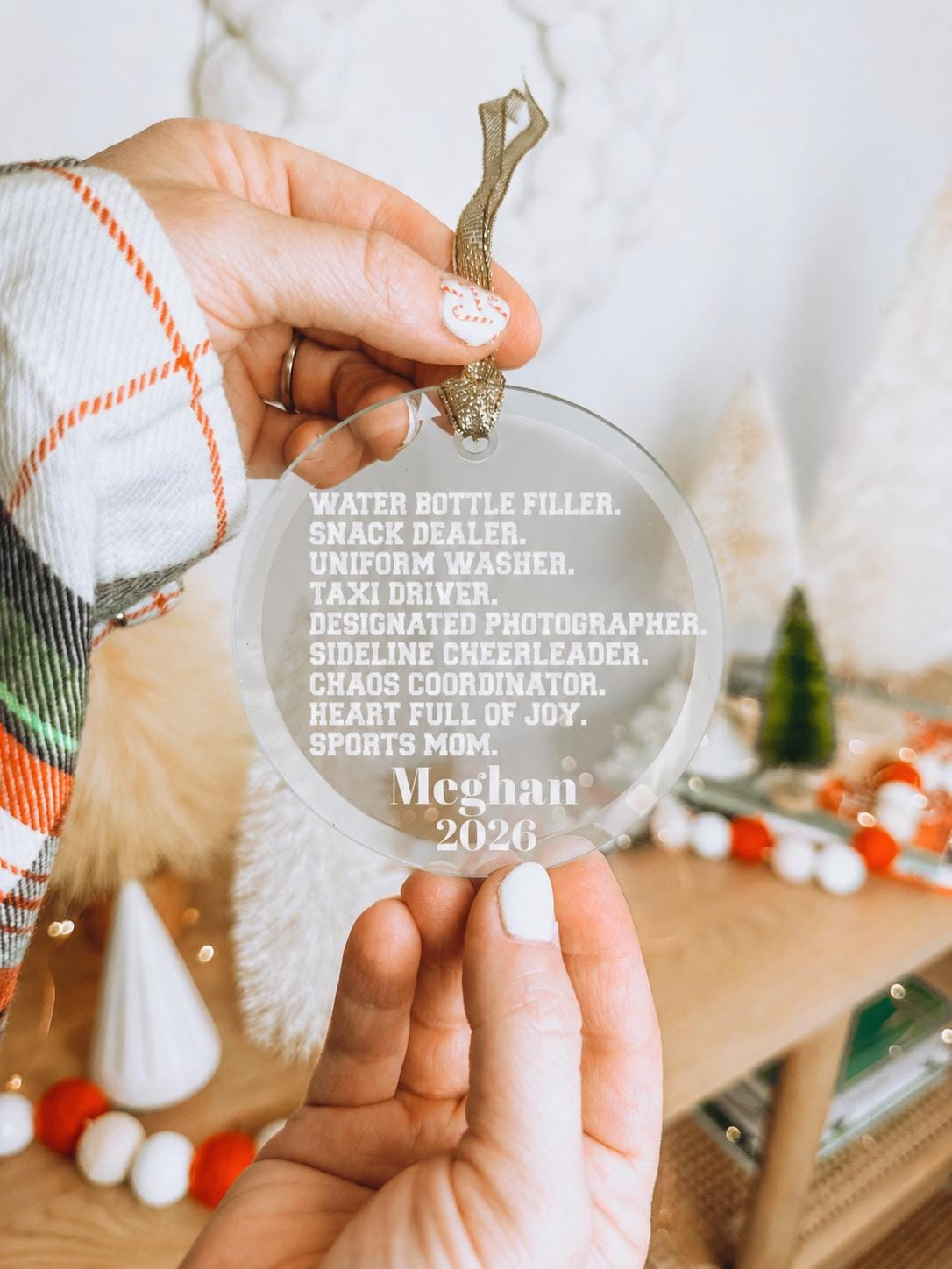 Sports Mom Christmas Ornament, Funny Taxi Mom Gift for Busy Sports Parents Sports Mom Christmas Ornament, Funny Taxi Mom Gift for Busy Sports Parents