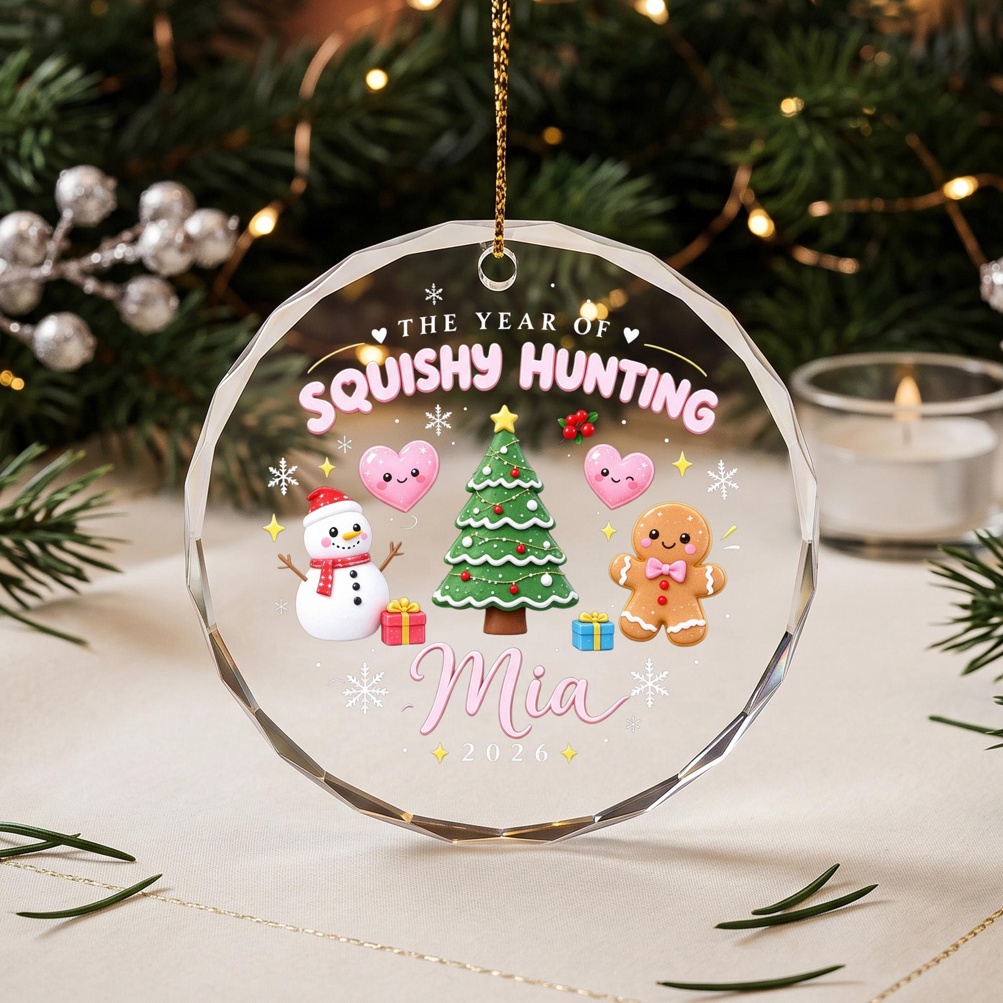 Personalized Squishy Hunting Glass Christmas Ornament 2026, Custom Name Holiday Keepsake for Kids 4 - MeasureMason Personalized Squishy Hunting Glass Christmas Ornament 2026, Custom Name Holiday Keepsake for Kids 4