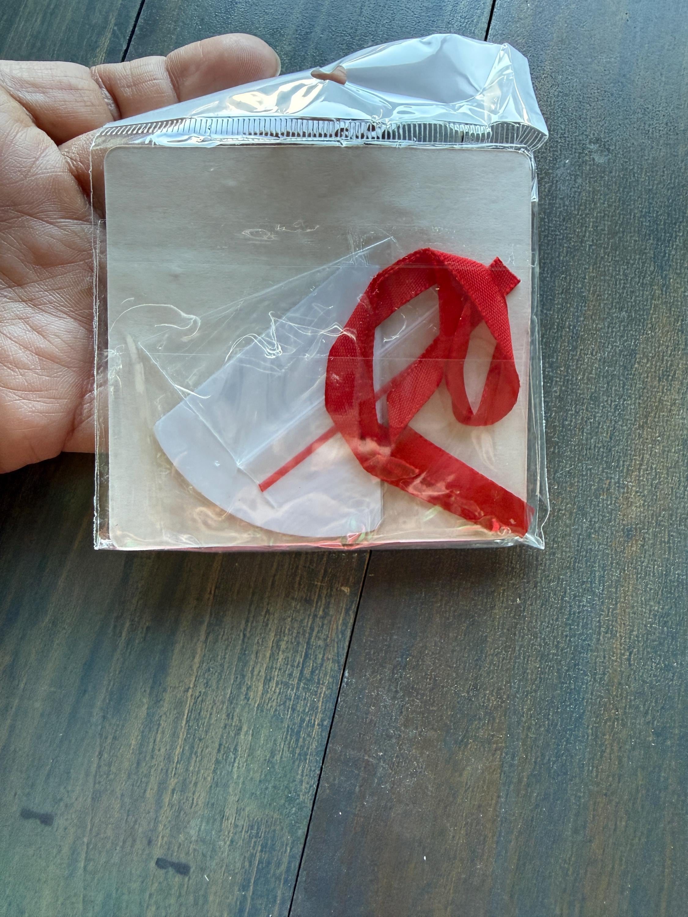 6 Pack Sublimation Ornament Blanks Double Sided 7cm Round Christmas Tree Hanging with Red String 1 - MeasureMason 6 Pack Sublimation Ornament Blanks Double Sided 7cm Round Christmas Tree Hanging with Red String 1