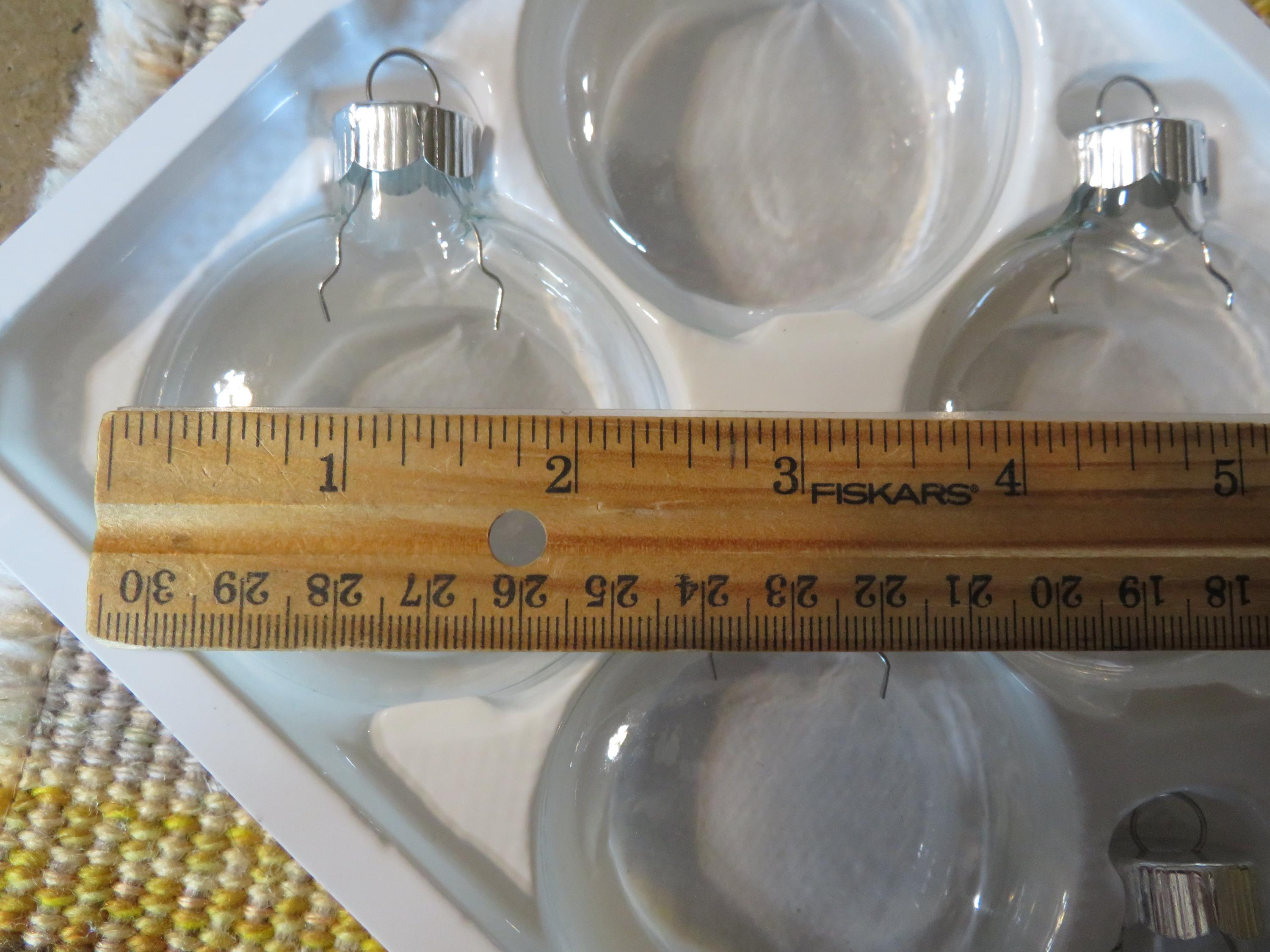 Clear Glass Disc Ornaments 2.6 Inch Flat Round Blanks for DIY Christmas Decorating, 6 Pack 2 - MeasureMason Clear Glass Disc Ornaments 2.6 Inch Flat Round Blanks for DIY Christmas Decorating, 6 Pack 2
