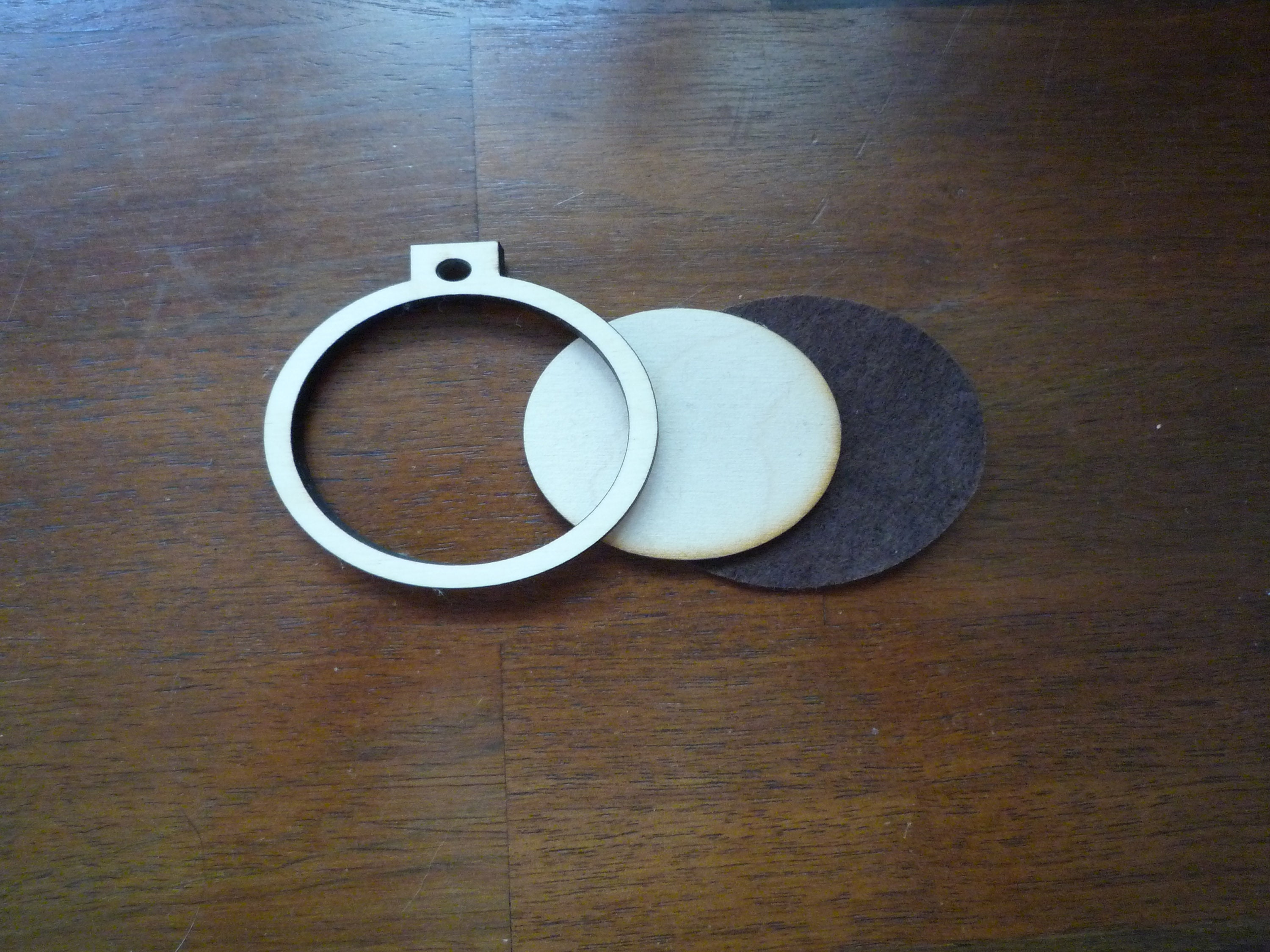 Oval Wooden Hoop Frame 2.5 x 2 Inch Inside - Laser Cut Wood for Fiber Arts, Ornaments and Magnets Oval Wooden Hoop Frame 2.5 x 2 Inch Inside - Laser Cut Wood for Fiber Arts, Ornaments and Magnets