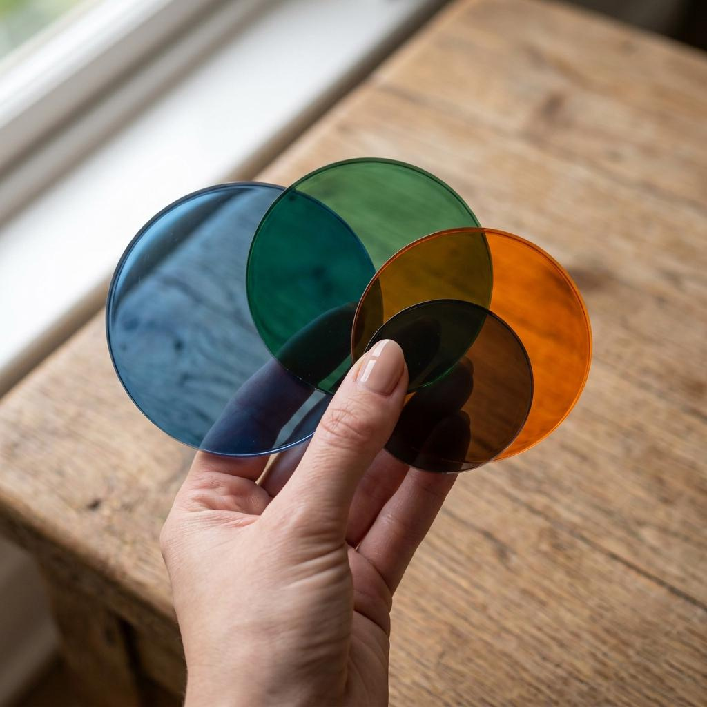 Transparent Acrylic Circles - Colored Round Blanks for Keychains, Crafts, Ornaments & Jewelry - Multiple Sizes