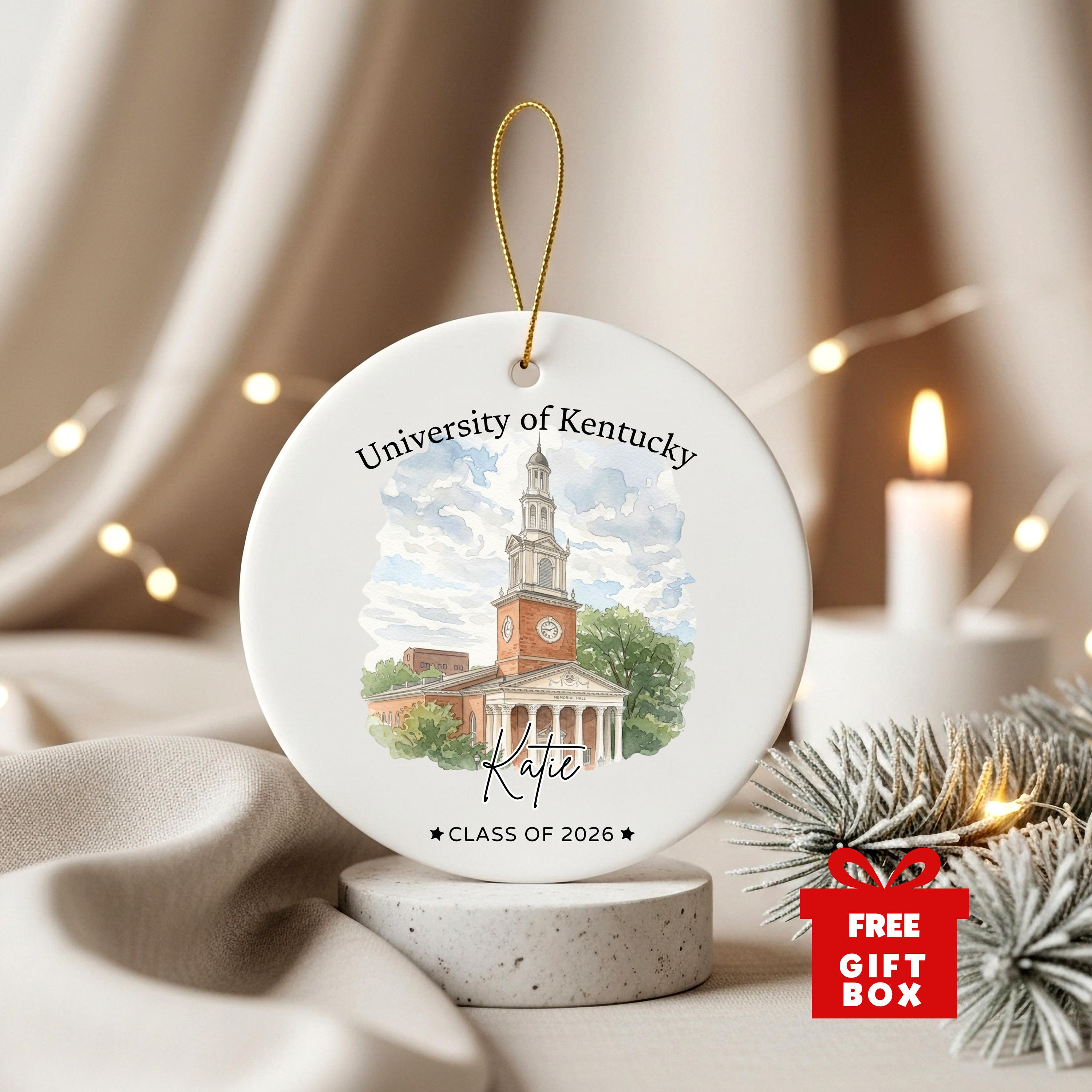 Personalized Graduation Ornament 2026 - Custom College Keepsake - Class of 2026 Gift for Graduate 1 - MeasureMason Personalized Graduation Ornament 2026 - Custom College Keepsake - Class of 2026 Gift for Graduate 1