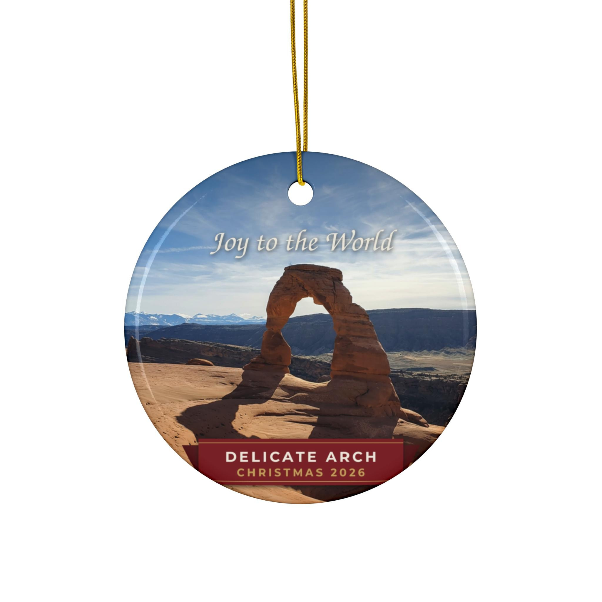 National Park Ornament 2026 - Delicate Arch Utah, Hiker Christmas Keepsake for Tree National Park Ornament 2026 - Delicate Arch Utah, Hiker Christmas Keepsake for Tree