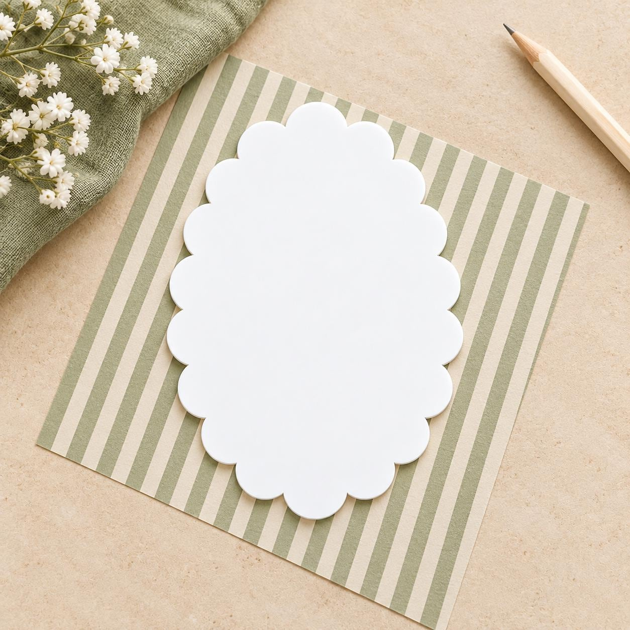 White Acrylic Scalloped Oval Blanks, Wavy Edge, 2-8 Inches, Pack of 10/20/40, Optional Hole 2 - MeasureMason White Acrylic Scalloped Oval Blanks, Wavy Edge, 2-8 Inches, Pack of 10/20/40, Optional Hole 2